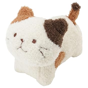 【中古】【未使用】ぬいぐるみ 猫 可愛い ギフト プレゼント マスコット キャラクター ふくふくにゃんこ ハピンズ (ミケランジェロ(三毛猫))