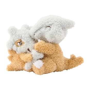 【中古】【未使用】ポケモンセンターオリジナル ぶるぶる…むぎゅ！ぬいぐるみ なきべそカラカラ&ガラガラ