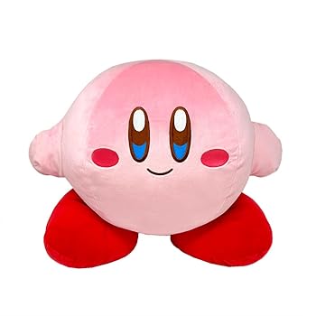 [중고] 별의 커비 스탠다드 쫄깃한 슈퍼 BIG 봉제 장난감 약 35cm 장난감 다이아몬드 포함