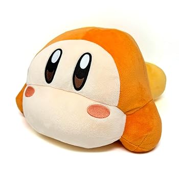 【中古】いっしょにねんね カービィ ワドルディBIG ぬいぐるみ おもちゃのダイヤモンド付き 約30cm 大きい マスコット (ワドルディ)