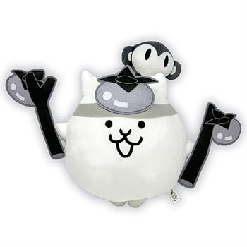 [중고] 냥코 대전쟁 울트라 서울스 BIG 봉제인형 사루카 합전 장난감 다이아몬드 포함 약 32cm