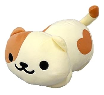 【中古】【未使用】ねこあつめ めちゃでかぬいぐるみ 〜くりーむさん〜