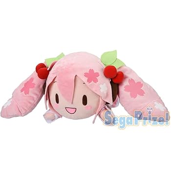 【中古】セガ 初音ミクシリーズ メガジャンボ寝そべりぬいぐるみ“桜ミク”