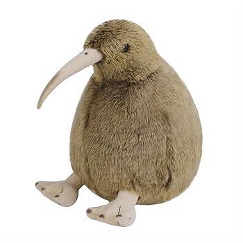 【中古】ぬいぐるみ キーウィ リアルぬいぐるみ 動物 アニマル もふもふ ぬいぐるみ 長さ30cm かわいい 知育トイ クリスマス 誕生日 プレゼント 新年 贈