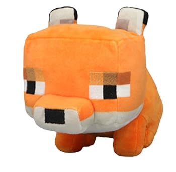 【中古】【未使用】マインクラフト ベビーぬいぐるみ ～キツネ・オオカミ・パンダ～ (キツネ)