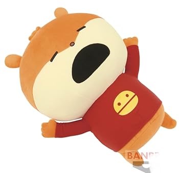 【中古】【未使用】めちゃでか ぬいぐるみ 〜うさぎの家の上でひるねする こねずみ 〜