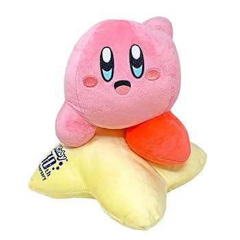 【中古】【未使用】キャラクター 30周年ロゴ入り 星のカービィ 30th BIG ぬいぐるみ 第四弾 約30×30×29cm ワープスター 公式 グッズ