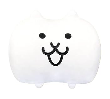 【中古】【未使用】エスケイジャパン キャラクター ファンシー事業部(skjapan characterfancy section) にゃんこ大戦争 マシュマロにゃん ふわもちBIGぬいぐるみ