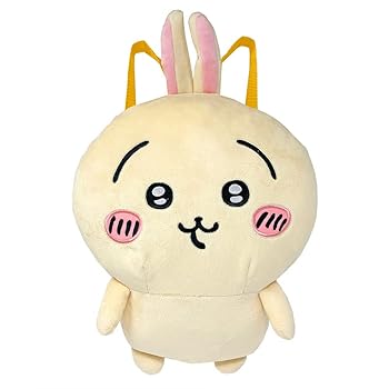 [중고] 토끼와 함께 외출 봉제 장난감 배낭 토끼 약 45cm 키즈 치이카와 공식 상품