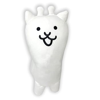 [중고] [미사용] 냥코 대전쟁 BIG 봉제인형 고양이 기린 약 37 × 19 × 13cm 공식 상품 특대