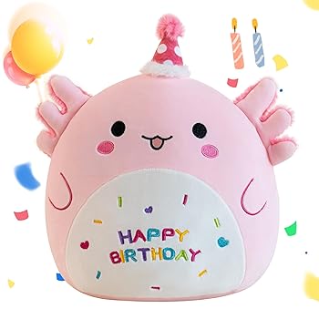 乐天商城 - 【中古】ウーパールーパー ぬいぐるみ 可愛いふわふわ抱き枕 柔らかい 誕生日プレゼント ピンク 抱き枕 誕生日デコレーション 男の子 女の子用 デコレー