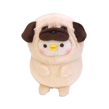 【中古】サンアロー(Sun Arrow) カナヘイの小動物 パグ ピスケぬいぐるみ K-9575 H12.5×W10.5×D8.5cm