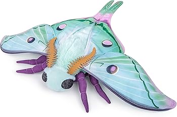 【中古】ZHONGXIN MADE 本物そっくりの蛾のぬいぐるみ 11インチ、リアルな柔らかい大きな蛾のぬいぐるみモデルおもちゃ