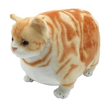 其它 - 【中古】リード ふとっちぃZoo にゃんこ ぬいぐるみ アメリカンショートヘア/レッドタビー 茶トラ アメショー