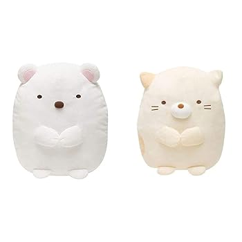 Rakuten - 【中古】【未使用】すみっコぐらし ぬいぐるみ しろくまL & すみっコぐらし ぬいぐるみL ネコ【セット買い】