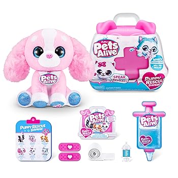 Pets Alive Cocker Spaniel Puppy ぬいぐるみ 電子音声とリピート付き