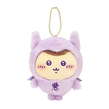 【中古】ちいかわ てんし あくま あくまのあかちゃんマスコット ぬいぐるみ くりまんじゅう