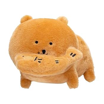 【中古】【未使用】ナガノキャラクターズ 木彫りのクマぬいぐるみ