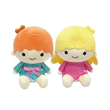 【中古】【未使用】ケイカンパニー サンリオキャラクターズ （ヴィンテージレトロ）ペアぬいぐるみ リトルツインスターズ SAV-PNU-TS