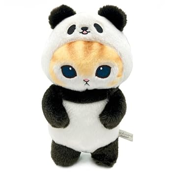 【中古】【未使用】サンアロー mofusand ぽてたまぬいぐるみ パンダにゃん ベージュ 940931 モフサンド ぢゅの X インスタ SNS 猫