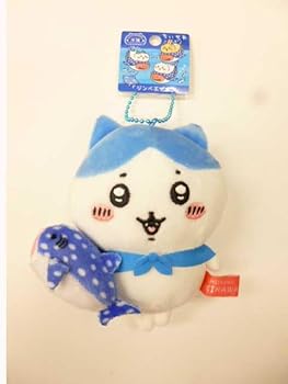 【中古】【未使用】ご当地沖縄限定ちいかわ ぬいぐるみキーチェーン ジンベエザメ ハチワレ