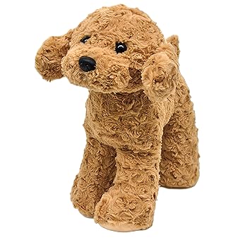 【中古】【未使用】山二 たちぬいBIG トイプードル ブラウン 12219 約H42×W19×D36cm