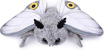 【中古】ZHONGXIN MADE かわいい蛾のぬいぐるみ 白い蛾のぬいぐるみ11インチ 手作りの大きなモスマン昆虫ぬいぐるみモデルおもちゃ 子供のためのユニ