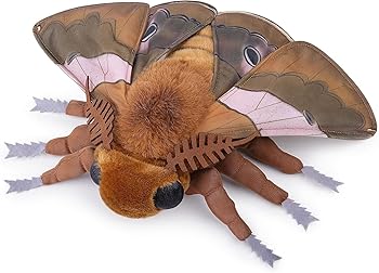 【中古】ZHONGXIN MADE イチョウ蛾のぬいぐるみ 本物そっくりのイチョウ蛾のぬいぐるみ 11インチ リアルな柔らかい大きな蛾のぬいぐるみモデルおもちゃ