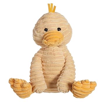【中古】【未使用】Apricot Lamb コーデュロイダックぬいぐるみ 男の子にも女の子にも適していますのための柔らかくてかわいい ふわふわコーデュロイダック 23cm