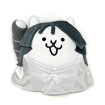 [중고] 냥코 대전쟁 울트라 소울즈 BIG 봉제인형 카구야 히메 약 25cm 장난감 다이아몬드 포함