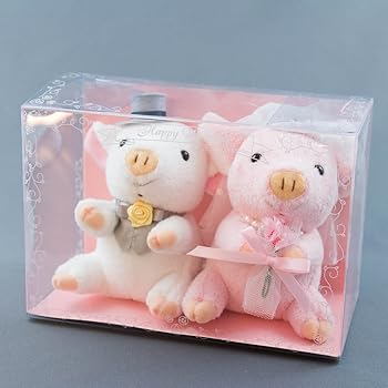 【中古】【未使用】たけのこ ウェディングセット ブタ ぬいぐるみ 23504