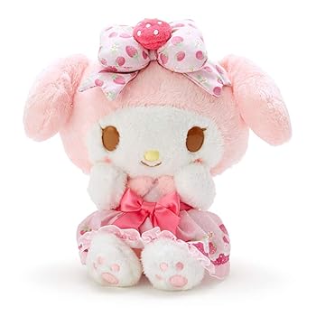 【中古】【未使用】サンリオ(SANRIO) マイメロディ ぬいぐるみ(いちご)