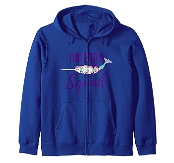 【中古】Narwhal Kawaii Uniform Gift: Unicorn / Mermaid Squad ジップパーカー