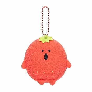 【中古】【未使用】ナガノくじ ナガノのいちご ぬいぐるみくじ D賞 マスコット ぬいぐるみ いちごコロッケ