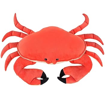 【中古】【未使用】TigerHart Cora The Crab - 19インチ 動物のぬいぐるみ