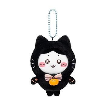 [중고] 치이카와 검은 고양이 마스코트 봉제 장난감 벌레