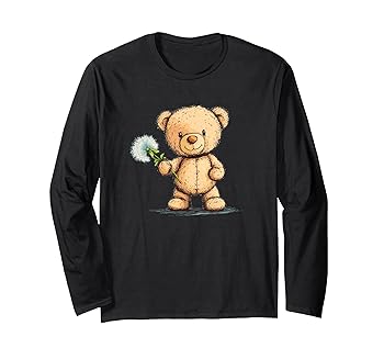 Cooking, Crafts Toys - 【中古】素晴らしいテディベアとタンポポで穏やかな午後を。 長袖Tシャツ