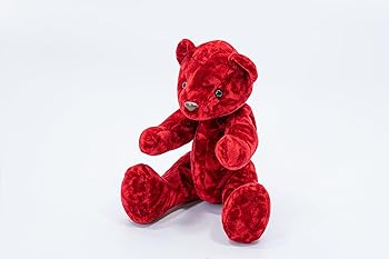 【中古】雅（MIYABI) 金華山ぬいぐるみ チンチラ レッド クマ MI−KMCCRE