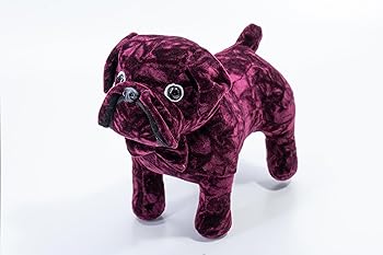 烹饪, 糕点制作工具 - 【中古】雅（MIYABI) 金華山ぬいぐるみ チンチラ ワインパープル ブルドック MI−BDCCWP