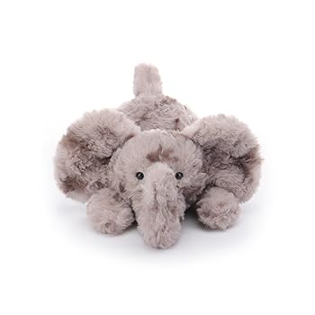 【中古】Apricot Lamb 横たわる象ぬいぐるみ、男の子にも女の子にも適していますのための柔らかくてかわいい、ふわふわ横たわる象 36cm