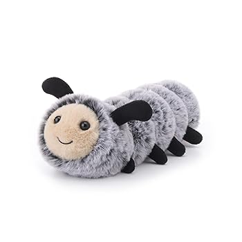 【中古】Apricot Lamb 幸せな毛虫ぬいぐるみ、男の子にも女の子にも適していますのための柔らかくてかわいい、ふわふわ幸せな毛虫 20cm