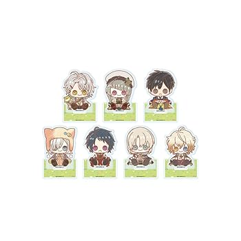 【中古】文豪とアルケミスト 23 ぬいぐるみver. グラフアートイラスト アクリルぷちスタンド コンプリートセット 7個入りBOX