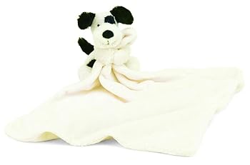 【中古】Jellycat(ジェリーキャット) バシュフル パピー スーザー ぬいぐるみ イヌ 33cm ブラック クリーム