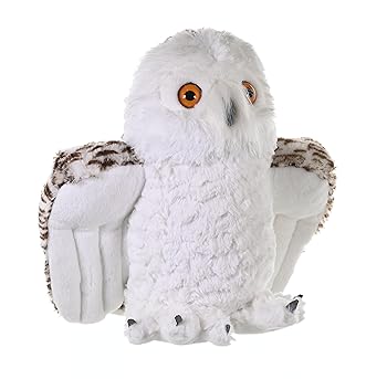 【中古】ワイルドリパブリック シロフクロウ ぬいぐるみ リアル やわらかい素材 鳥類 カドルキンズ W30×D17×H30cm 10957