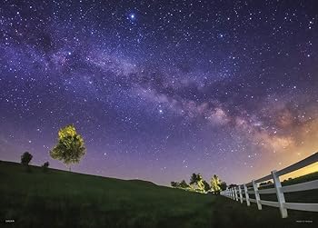 【中古】500ピース ジグソーパズル KAGAYA 七夕美瑛 【光るパズル】 (38x53cm)