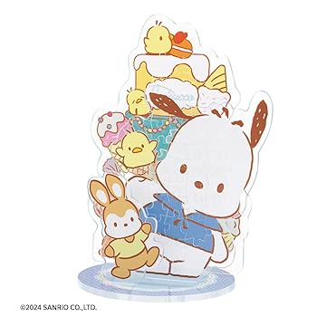 【中古】【未使用】ビバリー 【ジグソーパズル×アクスタ】 アクスタポップ ポチャッコ 【組んで飾れる新パズル】 【のり付け不要】 54ピース SP-003