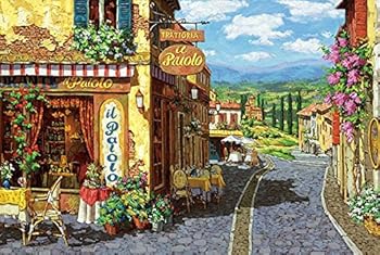 【中古】【未使用】1000ピース ジグソーパズル トスカーナの休日 （50x75cm）