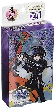 【中古】70ピース ジグソーパズル 刀剣乱舞-ONLINE- 鯰尾藤四郎(藤に短冊) 【プリズムアートプチ】 (10x14.7cm)