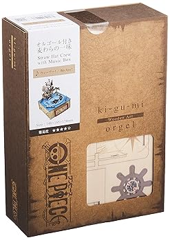 【中古】木製立体パズル Wooden Art ki-gu-mi ワンピース オルゴール付き麦わらの一味