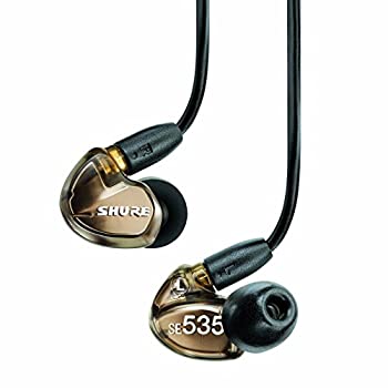 耳掛型 - 【中古】 SHURE 高遮音性イヤホン メタリックブロンズ SE535-V-J